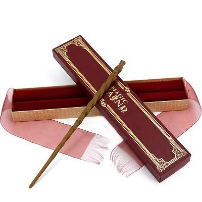 China Cosplay Prop Xenophilius Lovegood Harry Potter Magic Wand From Europe With Red Box As Halloween Christmas Gift Gift for sale