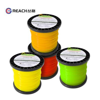 China 2-Stroke Factory Grass Cutting String Trimmer Line Professional Round Trimmer Cord 2.4mm*100m Nylon Grass Trimmer Line for sale