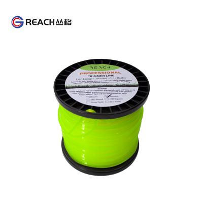 China Grass cutter Round  trimmer line Nylon trimmer line Dia 2.4mm for Garden use reel  pack for Brush cutter for sale