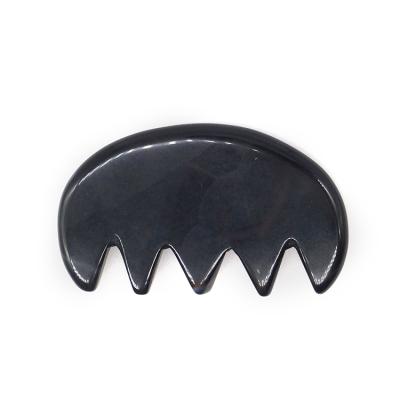 China Other Gemstone Black Agate Mini Comb for sale