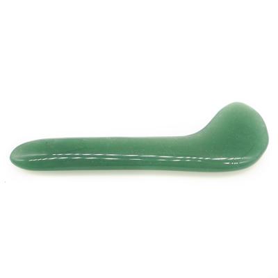 China Other Gemstone Green Aventurine Golf Club Shaped Guasha for sale