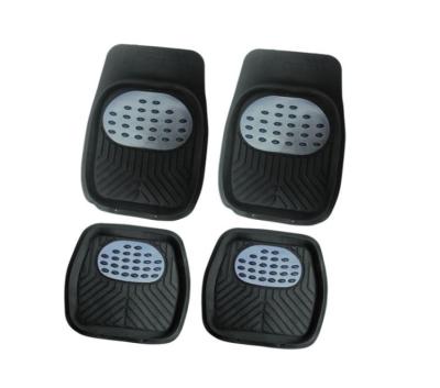 China Anti-silp Customized Waterproof Durable Design PVC Car Floor Mat 4 Pcs Universal Car Mat for sale