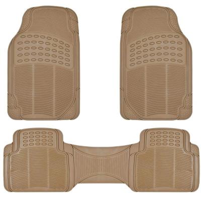 China Beige Custom Car Mat For Ford Everest Car Accessories Auto Parts Factory Anti-silp Durable Waterproof Interior Floor Mat for sale