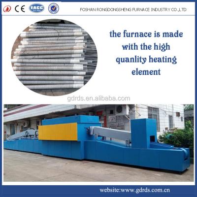 China 9000mm large production industrial electric annealing furnace for sale