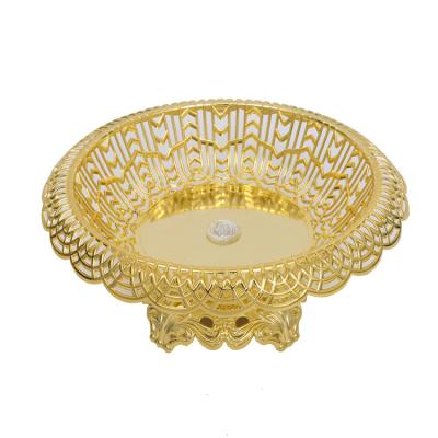 China Wholesale Gold Storage Southwest Tray With Stander from Tray Plastic Wedding Candy Cookies for sale