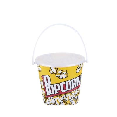 China Water Customize Diversified Bucket Gourmet Plastic Popcorn Cups Popcorn Buckets Sizes Plastic Popcorn Bucket for sale