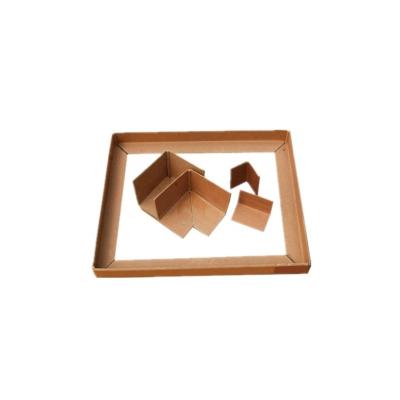 China Recycled Materials Brown Corrugated Cardboard Angles Edge Boards Kraft Paper Pallet Edge Protector Edgeboard Cardboard Corner Protector For Pallet for sale