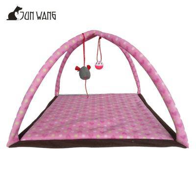 China Viable Funny Cat Toys, Activity Tent with Hanging Toy for sale