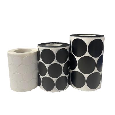 China Waterproof Black PET & Matt PET Custom Size Custom Color Custom Print Rolls Papers Adhesive Labels for sale