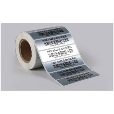 China Waterproof Custom Size Custom Color Matt Silver Custom Print Rolls Papers White Adhesive Material Labels for sale