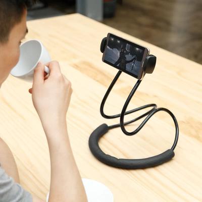 China Flexible Multifunctional Universal Hands-free Bed Handsfree Universal Lazy Bed Cell Phone Stand Cell Phone Holder Phone Neck Viewing Bracket Lazy Bracket for sale