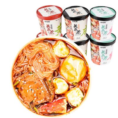 China 340g Meat Hotpot Instant Noodles Meat Dishes Oden food Glass Noodle Meat Meal for sale