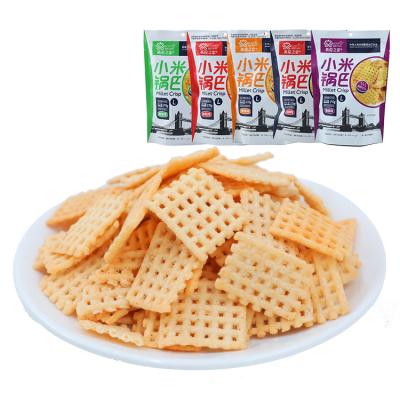 China 170g Chinese Rice Cracker Guoba Millet Crisp Grain Snacks Chips Crispy Corn Snacks Rice Cake Office Snacks Rice Crispy for sale