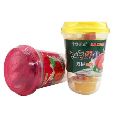 China Red Bean Strawberry Double Fight Milk Tea Wholesale And Retail Milk Tea Powder for sale