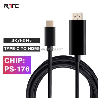 China COMPUTER USB C to HDMI Cable Premium Quality Type C to HDMI Converter Adapter for Laptop 1m 2m 3m for sale