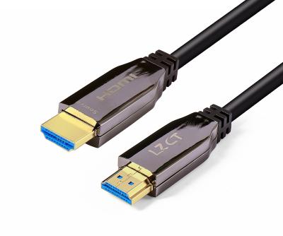 China Computer Support 8K@120Hz YUV 4:4:4 3D For HDTV DVD Players Monitor 24K Gold Plated Active Connection Fiber Optic Cable for sale