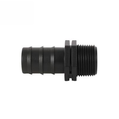 China Agriculture Drip Irrigation Piping Fittings Male Thread Connector Dn16*1/2