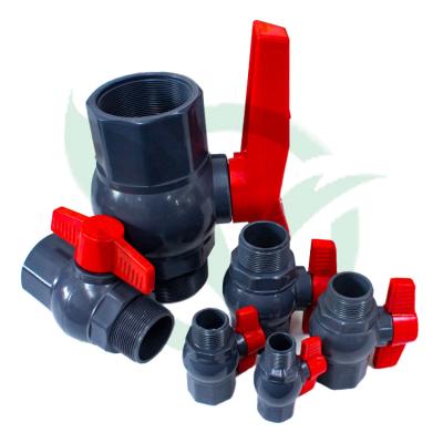 China PVC UPVC Ball Valve General Male Female Plastic Ball Valve for sale