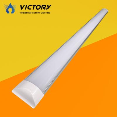 Cina Office Warehouse Workshop Supermarket / Hotel Led Linear Light Fixture 2ft 3ft 4ft 5ft 8ft Surface Mounted Ceiling LED Batten Light Tube Flat Led Tube / Narrow Led Panel Light in vendita