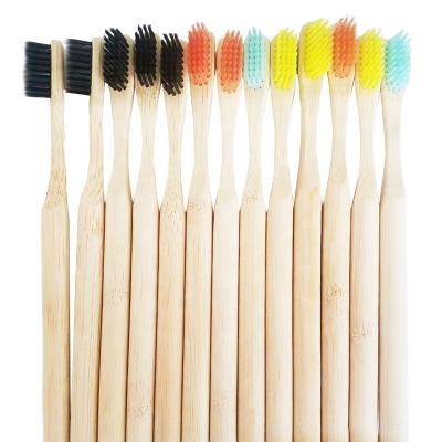 China Disposable BT7 BPA Free 100% Biodegradable OEM Manufacturer Private Label Logo Organic Eco Custom Bamboo Tooth Brush Charcoal for sale