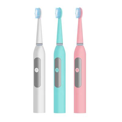 China USB Charging Wholesale PT3S Adult Slim Waterproof Automatic Sonic Electric Vibration USB Charging Rechargeable Toothbrush OEM for sale