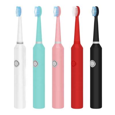 China Battery Powered Wholesale PT1Adult Slim Waterproof Automatic Sonic Electric Vibration Cheap Battery Toothbrush China OEM for sale