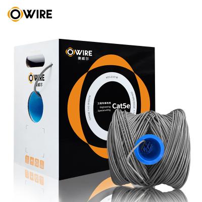 China 300m 4pair Cat Network Cable 24awg 052mm Solid Pure Copper Utp Cat 5e Cable en venta