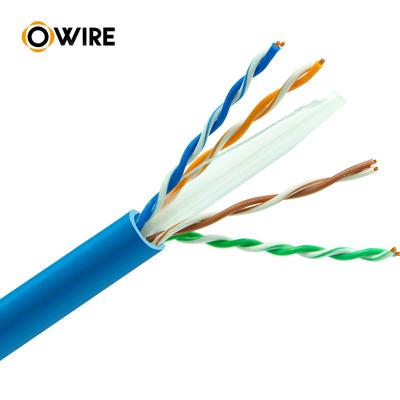 Cina External flat 100ft 100 ft 30m 300m 305m roll 23awg 057 twisted pair shielded copper utp ftp pe pur jacket ethernet cat6 cable in vendita