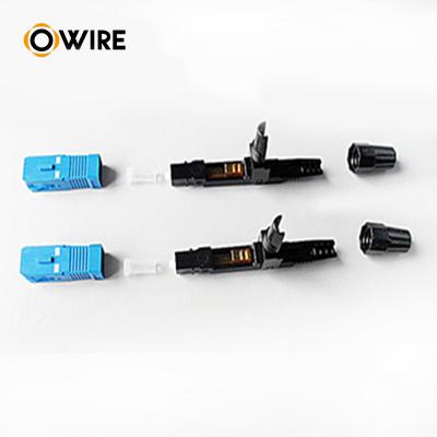 Cina Owire Fiber Optic Accessories Pvc Upc Lc Sc Fiber Optic Cable Lc Connector in vendita