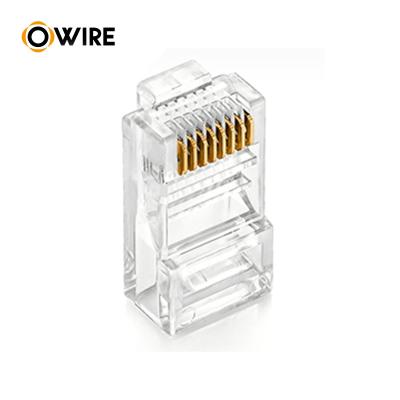 China Mini CAT6 CAT5 Modular Plug Connector RG45 Metal 8 Pin Price Ethernet RJ45 Connector for sale