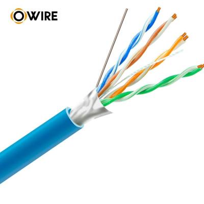 중국 PVC LSZH HDPE ODM OEM CE CMR Owire Passed Test indoor Cat5e FTP 24AWG Communication Cables 판매용