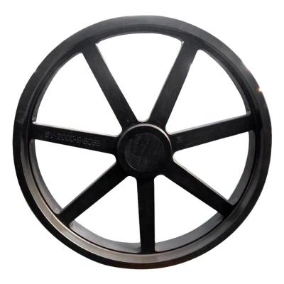 China Promotional Custom V-Belt Pulleys Spline Cast Iron Pulley Logo Standard European Standard Pulley for sale