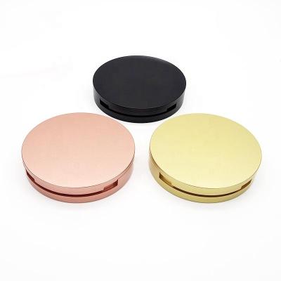 China Wholesale Recyclable High Quality Metallic Empty Compact Press Crate High Lighter Color Matte Powder Container for sale