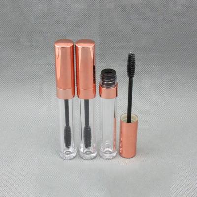 China Wholesale High Quality Plasticshiny Empty Pink Gold 6ml Mascara Tube for sale