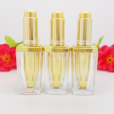 China Cosmetic Packaging 10ml Lotion Cream Cosmetic Jar Gold Airless Cosmetics Containers And Packaging for sale