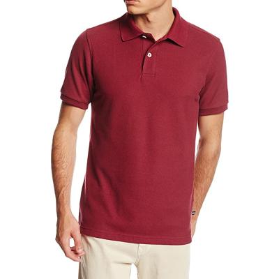 China Anti-Wrinkle Polo T Shirts For Men's Longevity Polo Shirts With Short Sleeves Slim Modern Casual for sale