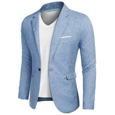 China High Quality Mens Spandex/Polyester Suits Blazer Casual Jacket Lightweight Sports Coat for sale