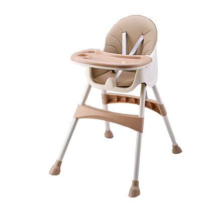 China Modern Multifunctional Baby Dining Chair With PU Cushion And Storage Bag for sale