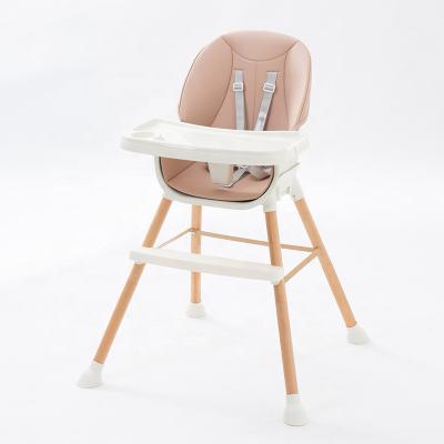 China Modern High Quality Toddler Baby Restaurant Adjustable Booster Eat High Feeding Dining Chair With Removable Tray for sale