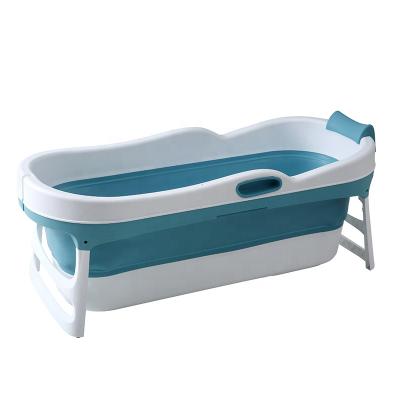 China Sustainable Portable Plastic Bathtub For Adults Folding Tub Spa Bathtub for sale