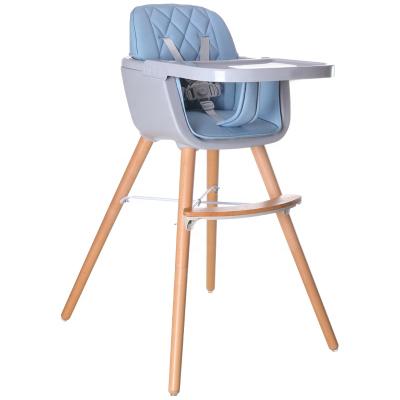 China Umpire Chair Updated EN14988 Modern Baby Rolled Wooden Dining for sale