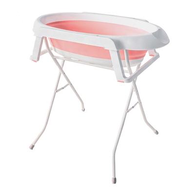 China Baby Bath Inflatable Baby Tub Plastic Tub With Stand Baby Bath Stand for sale