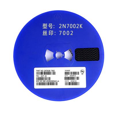 China MOSFET Driver ADL 2N7002K Transistors MOSFET 60V SOT-23 7002 S72 Made in China for sale