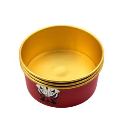 China Custom Logo Eco - Friendly Disposable Printing 1100ml Disposable Paper With Gold Foil Cup for sale