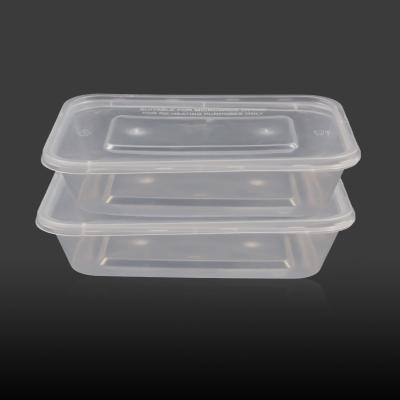 China Disposable / Sustainable Plastic Packaging / Stocked Take Away Disposable Food Container for sale