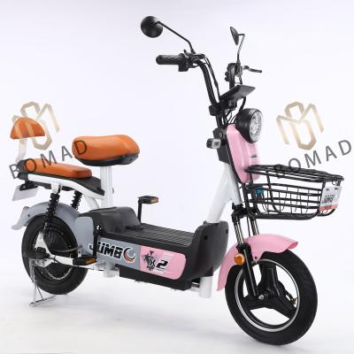 China Steel 2023 China's latest and cheapest adult 350W electric bicycle, with a cool red appearance,Bonmad e bicycle BM956-1016 for sale