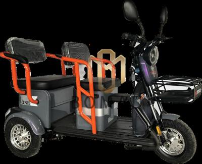 China Steel This 1000W household small electric tricycle can accommodate three people and has a cool red color.Bonmad e bicycle BM942-3018 for sale