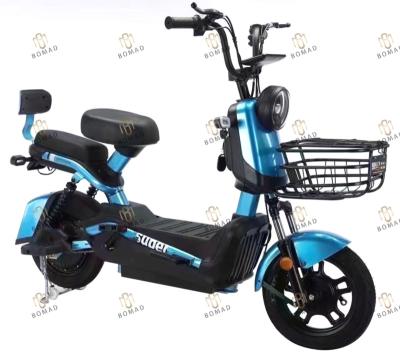 China 2023 new 350W 48V steel city leisure electric bicycle, Bonmad e bicycle BM956-1020 for sale