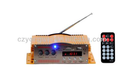 China 12V Mini Car Audio Amplifier YW 200 High Fidelity Sound System 145X165X55mm for sale