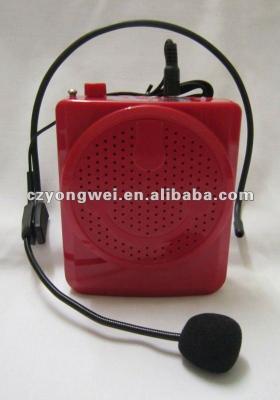 China Portable read TF card/USB/radio sound digital display megaphone YW-002 for sale